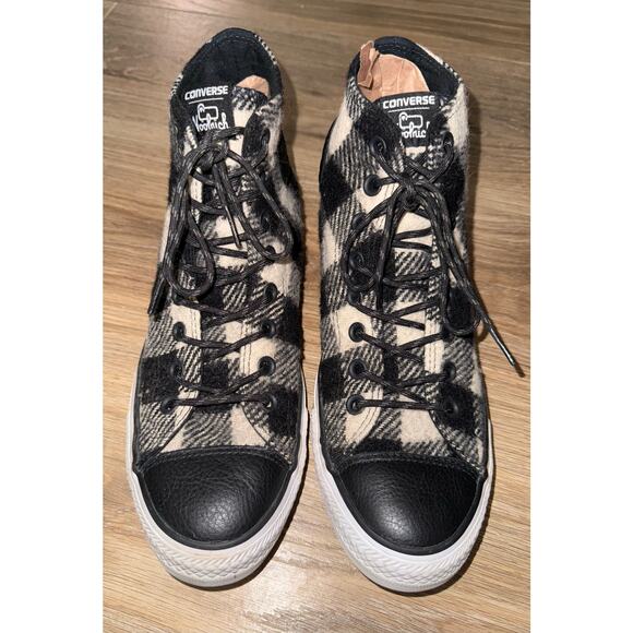 CONVERSE WOOLRICH X CHUCK TAYLOR All Star High Top sneakers - size 8.5M/ 10.5W - Picture 3 of 10